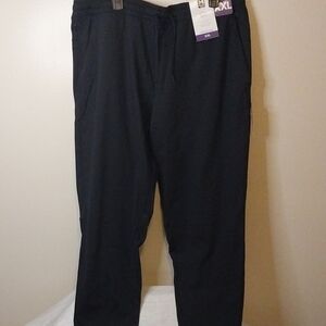 Members Mark Men's Black Casual Drawstring Fleece Pants XXL